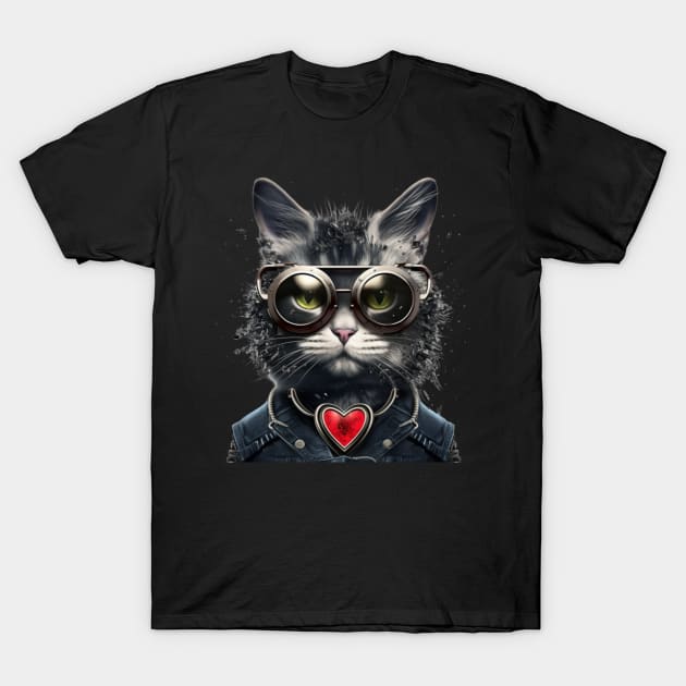 Whisker And Paintbrushes kitty cat T-Shirt by SimpleByJetson